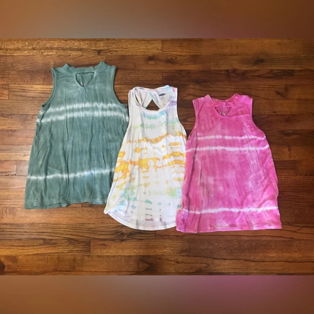 Dri-fit Activewear Performance Sports Shirts  Justice & Old Navy Tank Tops Girls